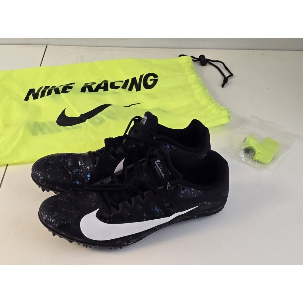 Nike Zoom Rival S 9 Black Indigo Fog Speckle Track Shoes - Mens Sz 9 907564-003